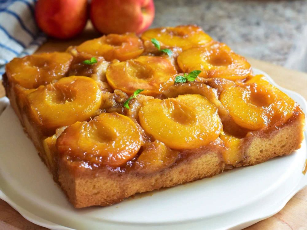 Peach Upside-Down Cake