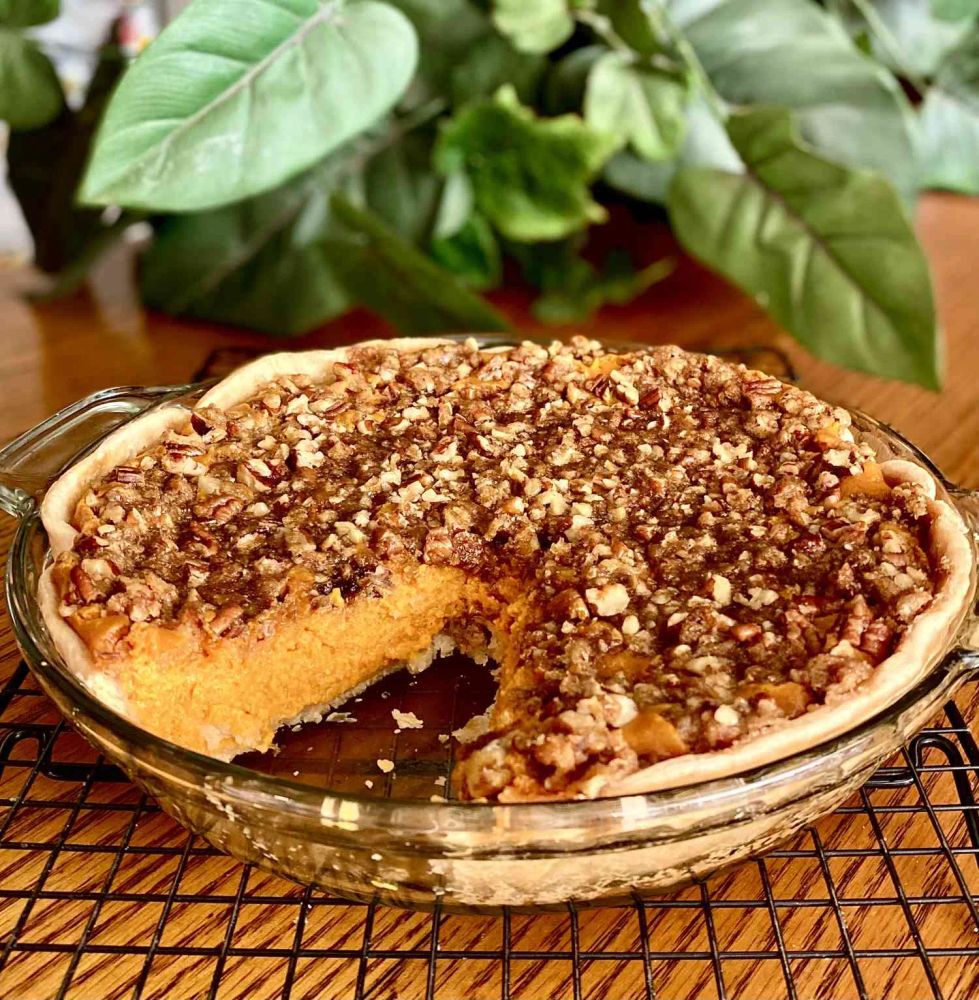 Carrot Pecan Crunch Pie