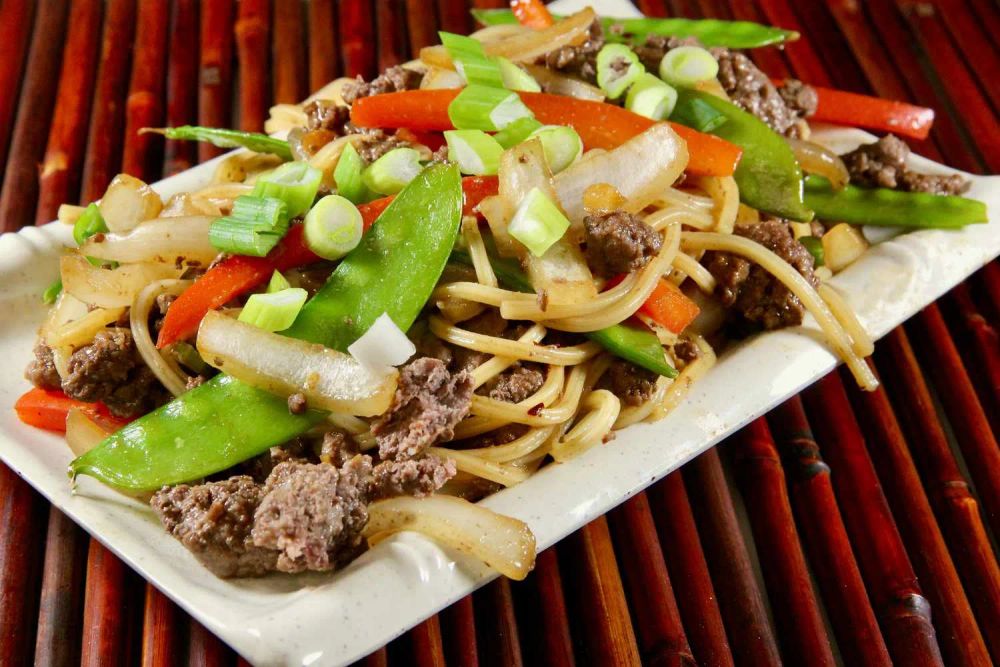 Ground Beef Lo Mein