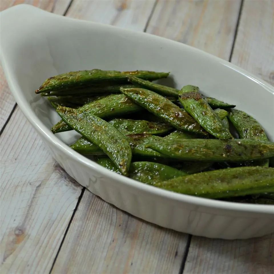 Cinnamon Sugar Snap Peas