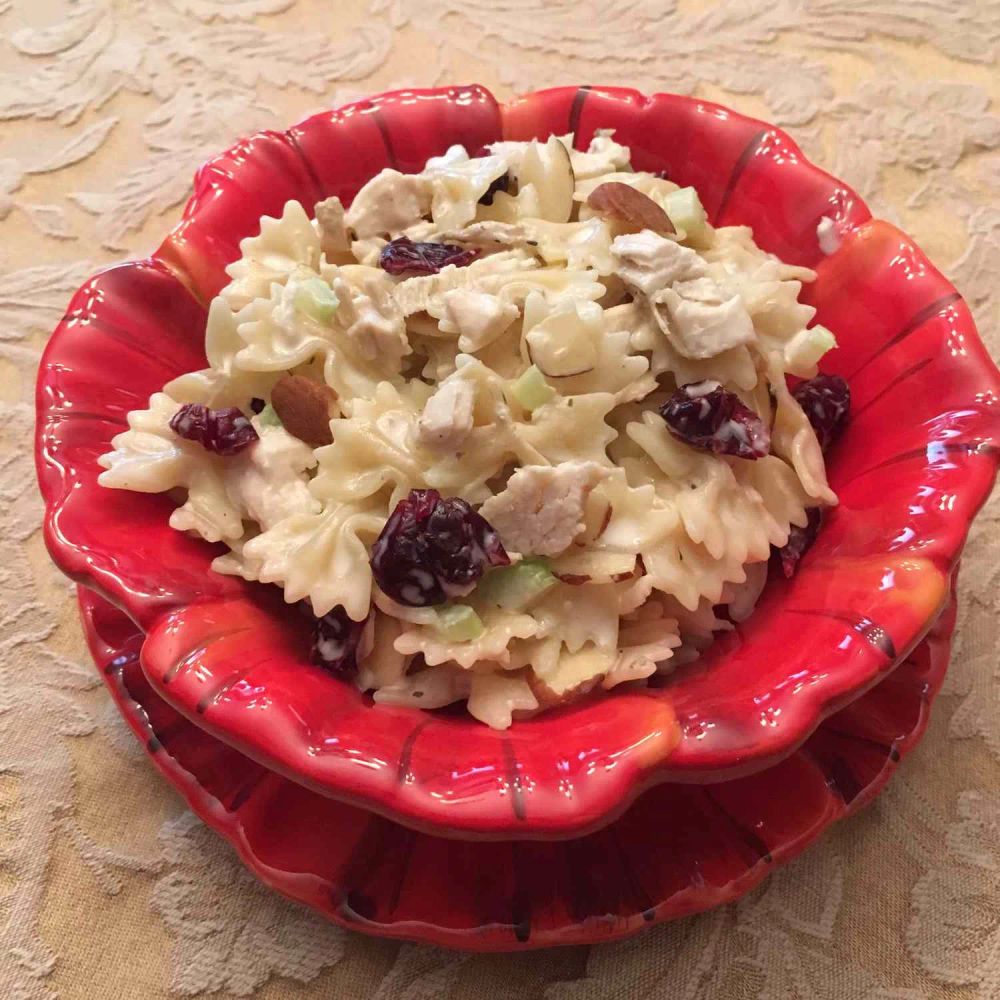 Cranberry and Almond Pasta Salad