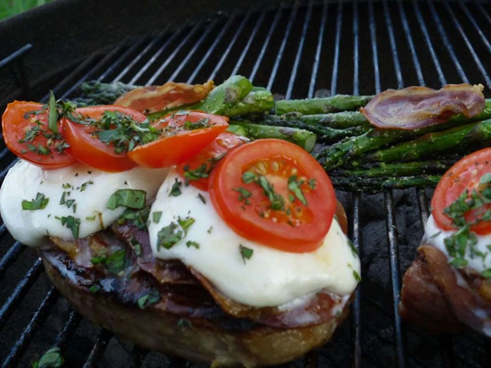 Grilled Italian Pork Chops