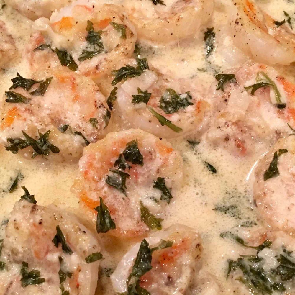 Creamy Shrimp Scampi