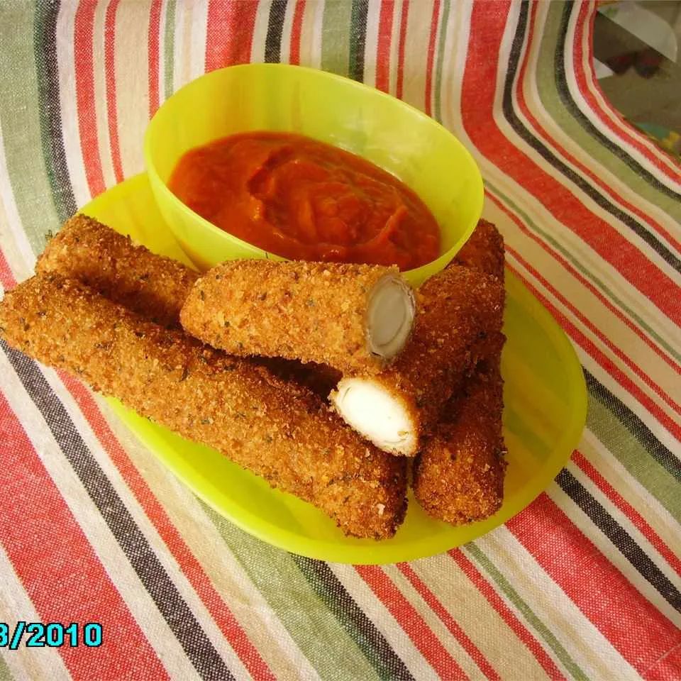 Homemade Mozzarella Sticks