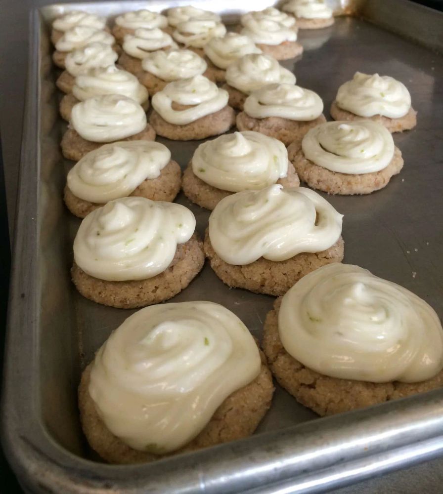 Key Lime Pie Sandwich Cookies