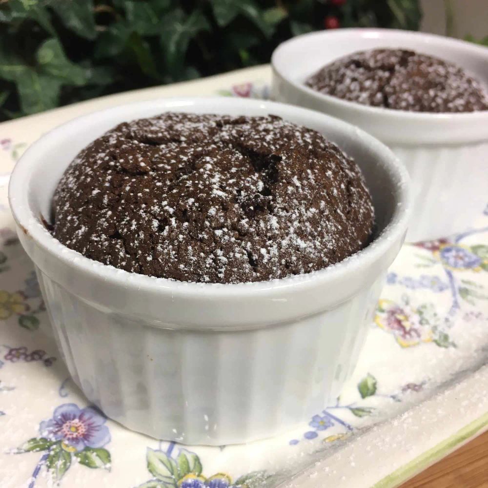 Ooey Gooey Brownies for Two