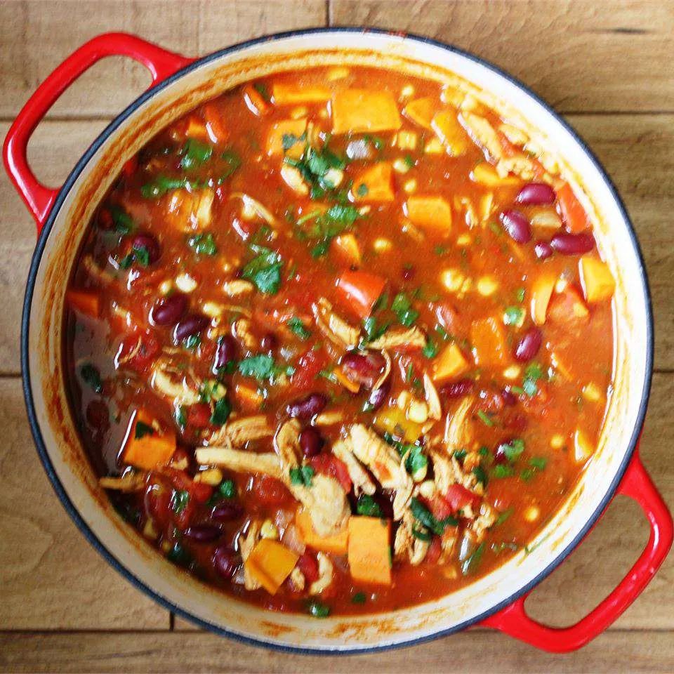 Spicy Chicken and Sweet Potato Stew