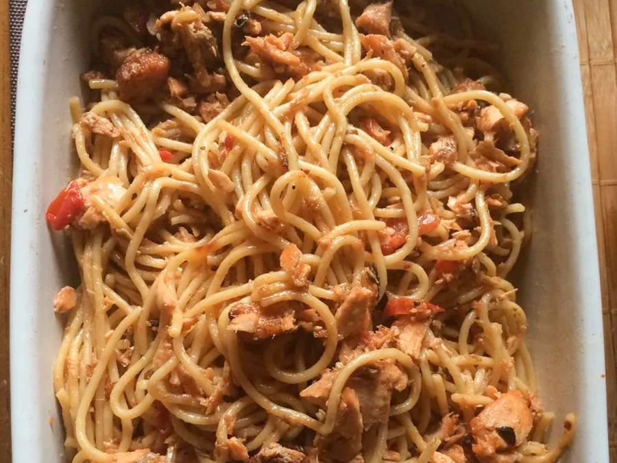 Salmon Pasta Pomodoro