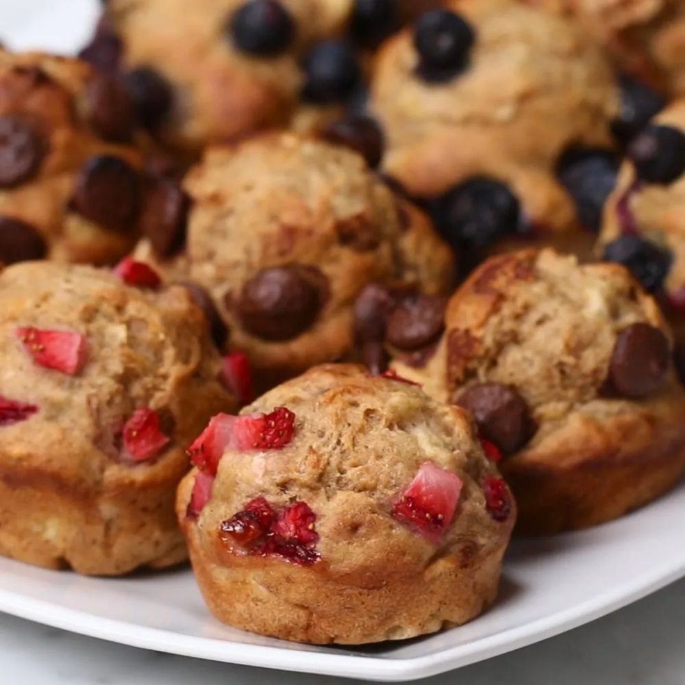 Banana Bread Mini Muffins