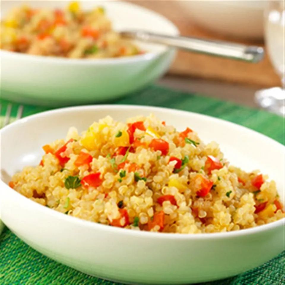 Quinoa and Pepper Pilaf