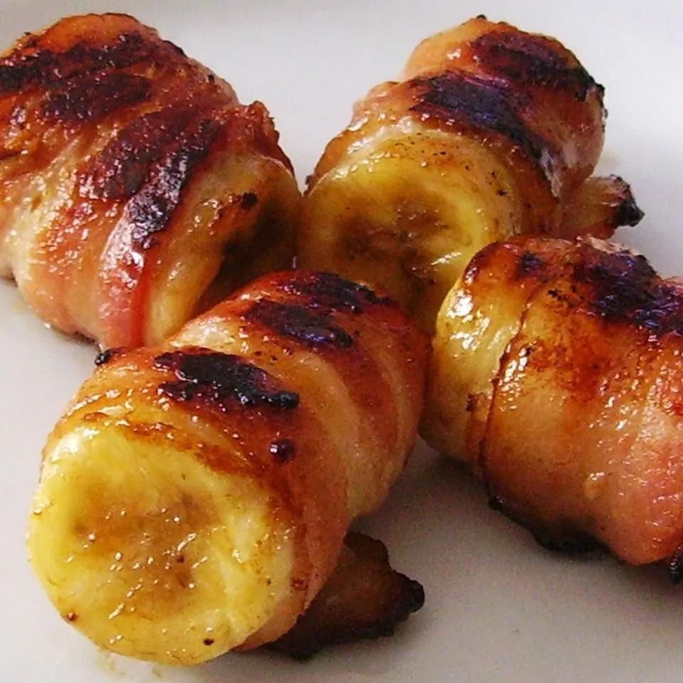 Bacon Wrapped Bananas