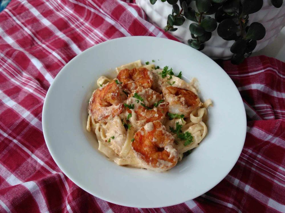 Cajun Shrimp Fettuccine Alfredo