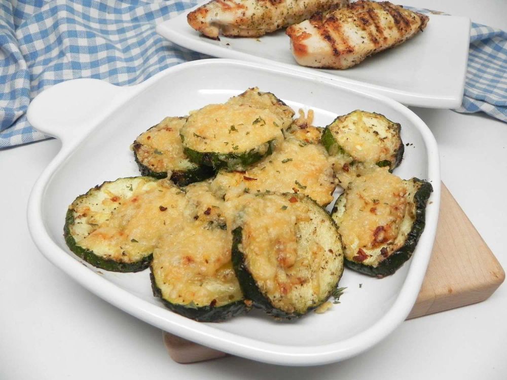 Air Fryer Zucchini Parmesan