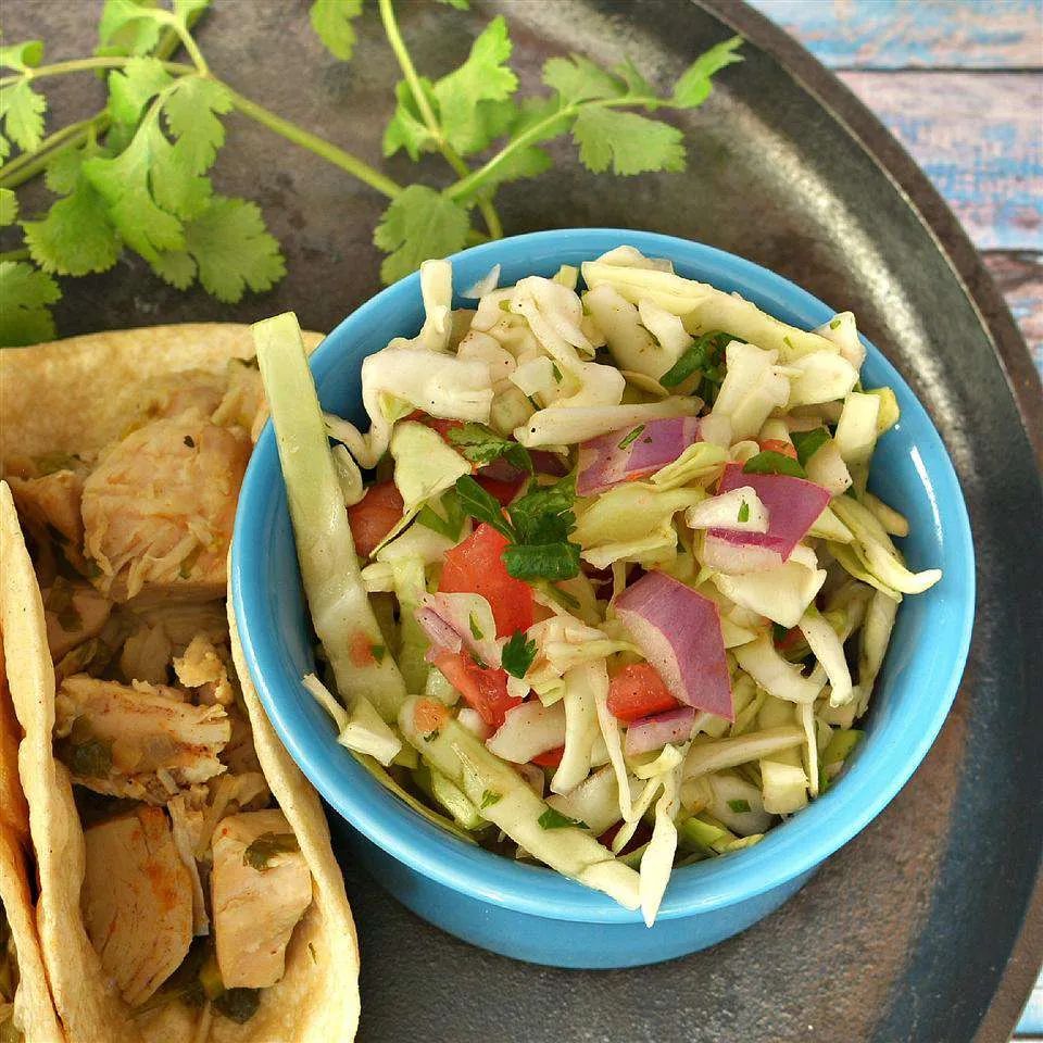 Pico de Gallo with Cabbage (Mexican Coleslaw)