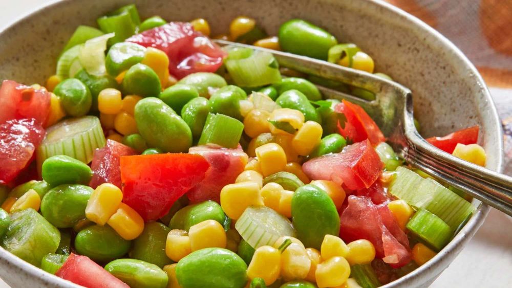 Edamame and Corn Salad