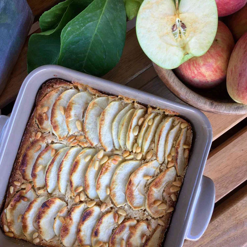 Cassava Flour-Apple Cake