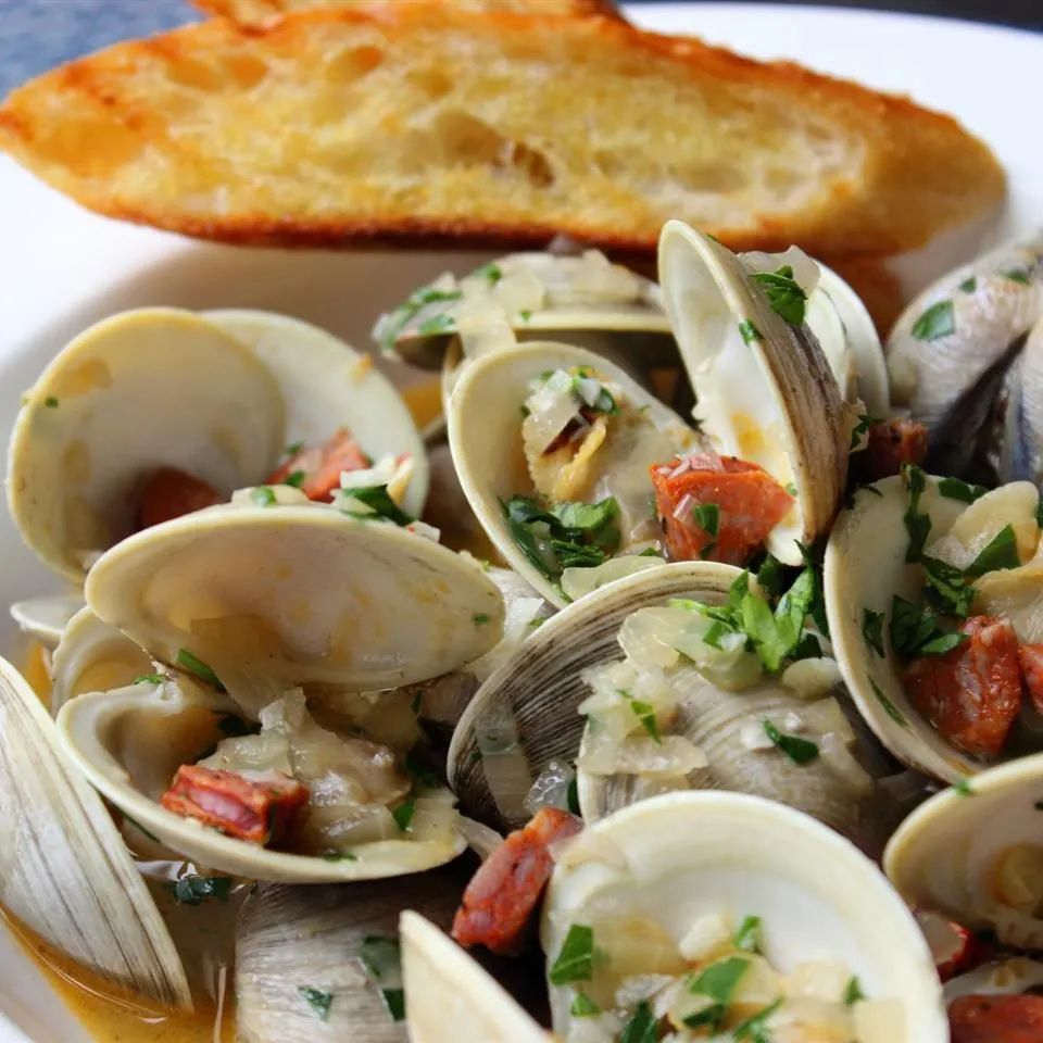 Chorizo Steamed Clams