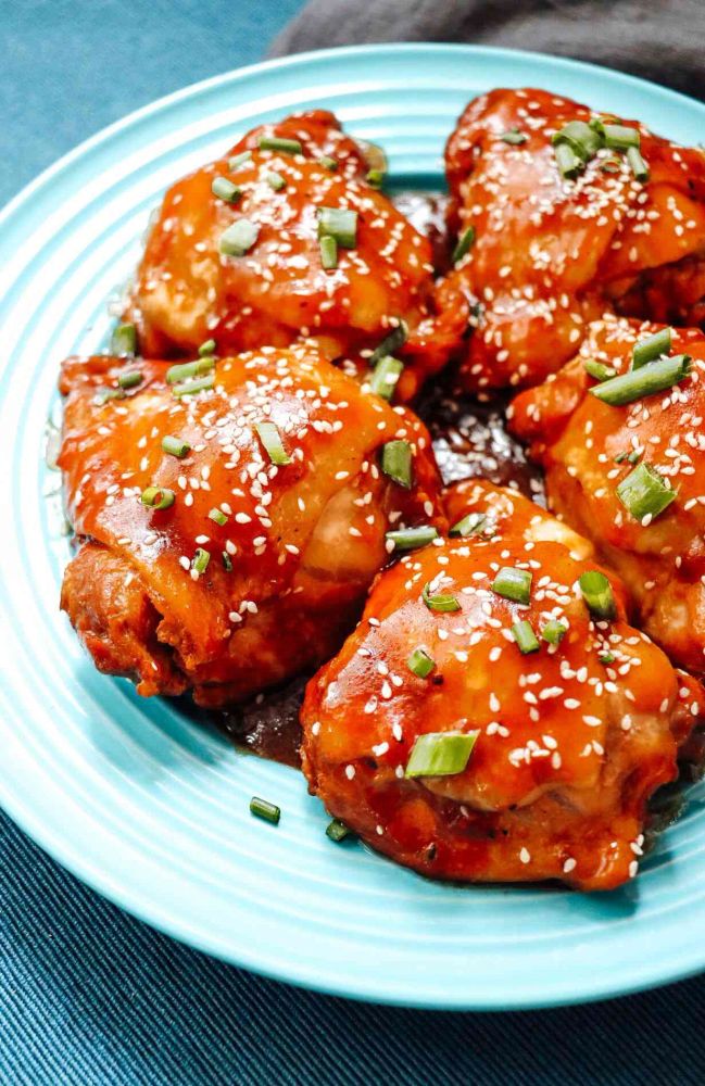 Instant Pot® Garlic-Sesame Chicken Thighs