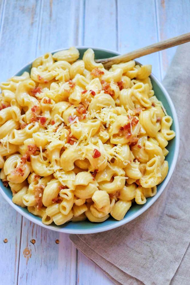 Creamy Instant Pot® Bacon Macaroni and Cheese