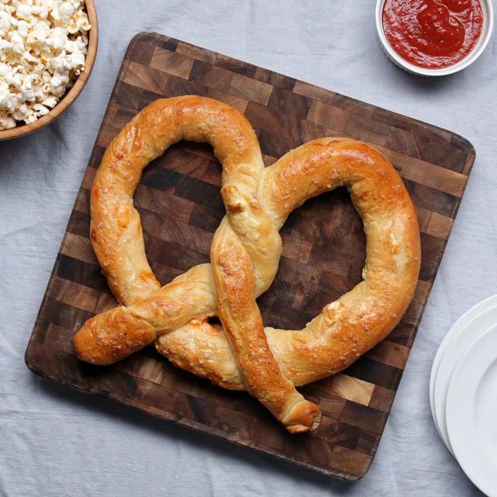 Giant Multi-Stuffed Soft Pretzel