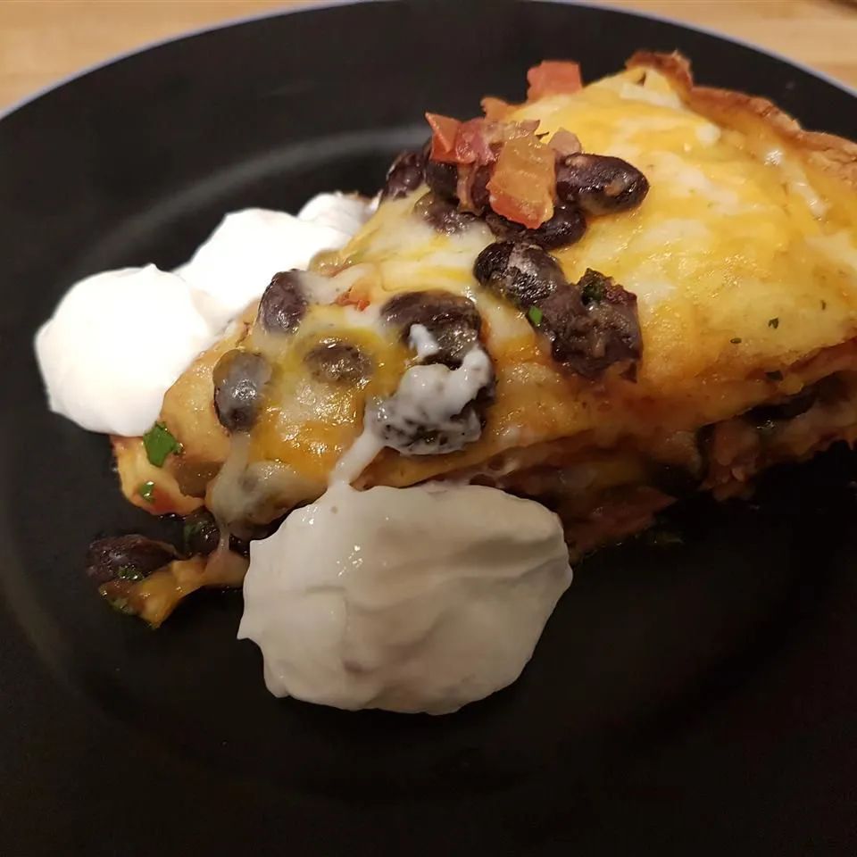 Seven Layer Tortilla Pie