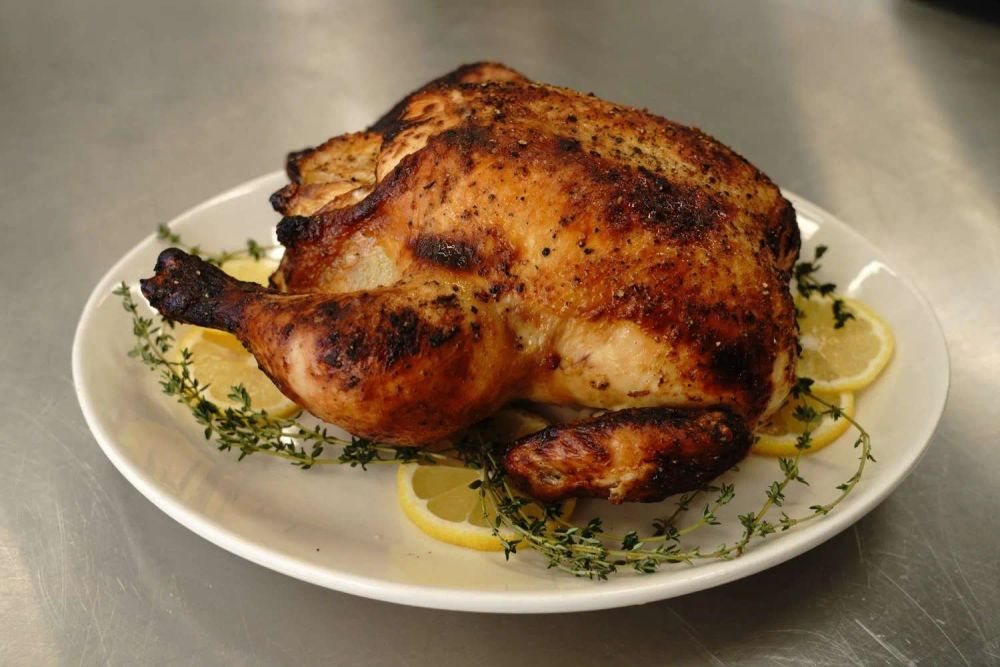 Mayo-Roasted Chicken