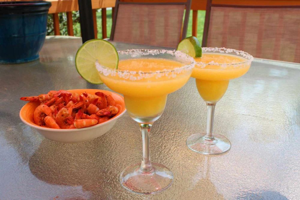 Magnificent Frozen Mango Margaritas