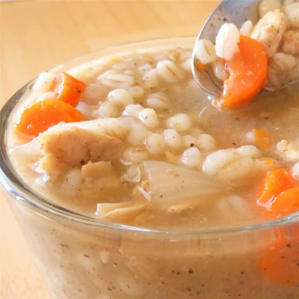 Chicken with Barley Soup