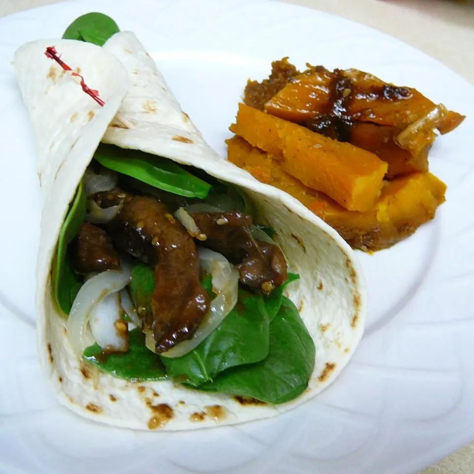 Sesame Lime Steak Wraps