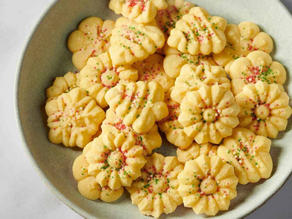 Butter Rich Spritz Butter Cookies