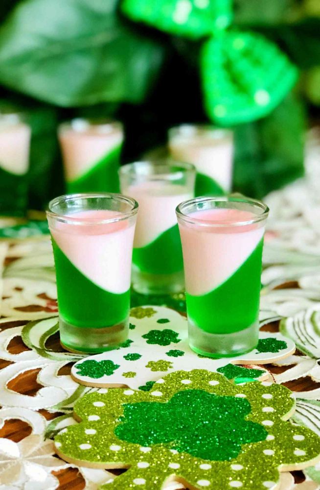 St. Patrick's Day Jell-O Shots