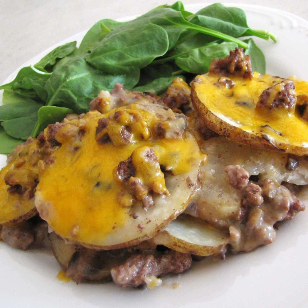 Hamburger Potato Casserole