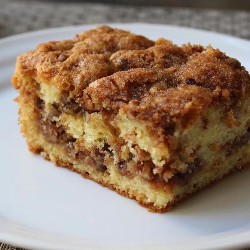 Pecan Sour Cream Coffee Cake