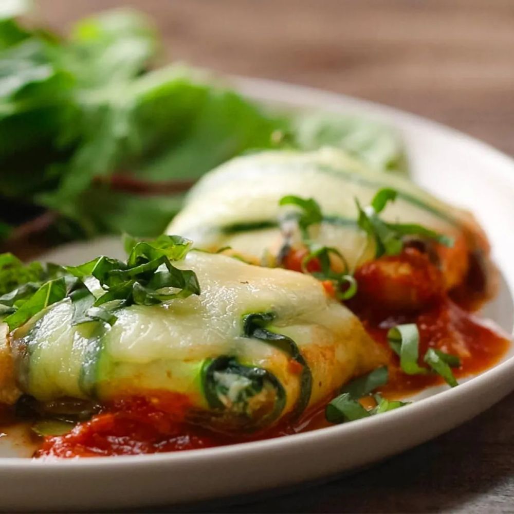 Low-Carb Zucchini "Ravioli"