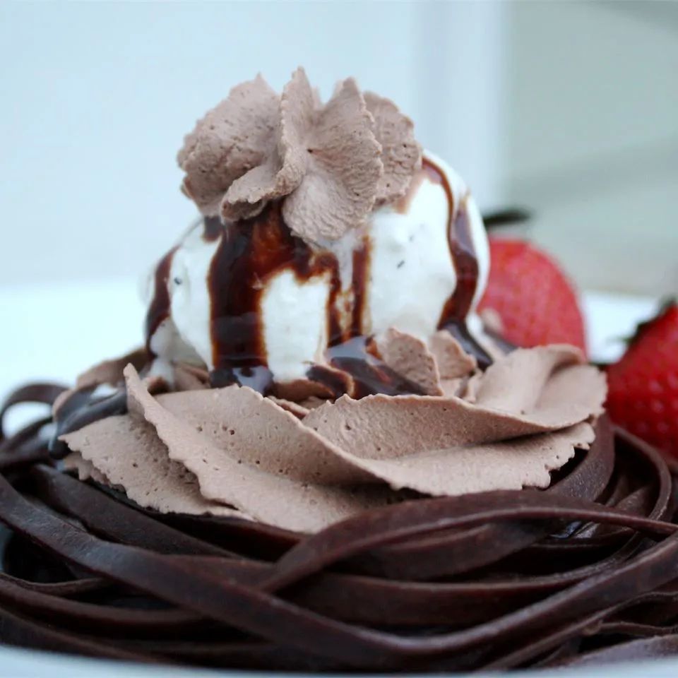 Chocolate Lovers Fettuccine a la Mode