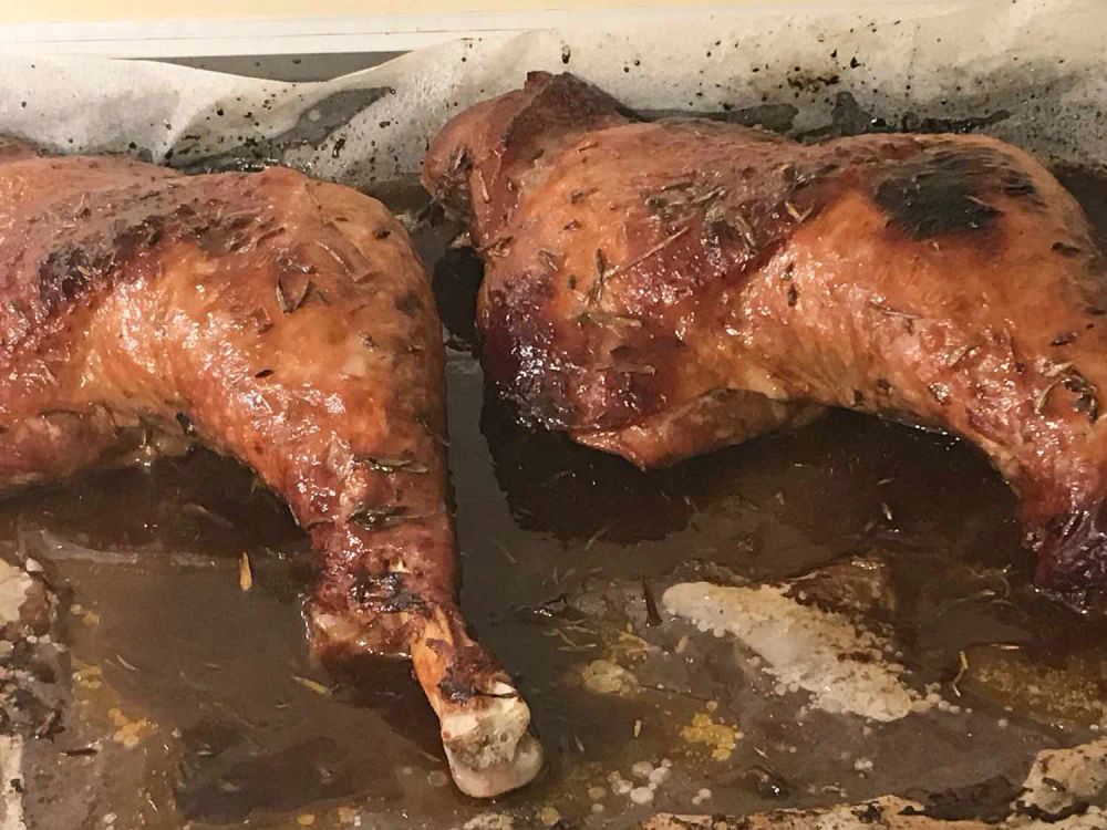 Oven Roasted Turkey Legs