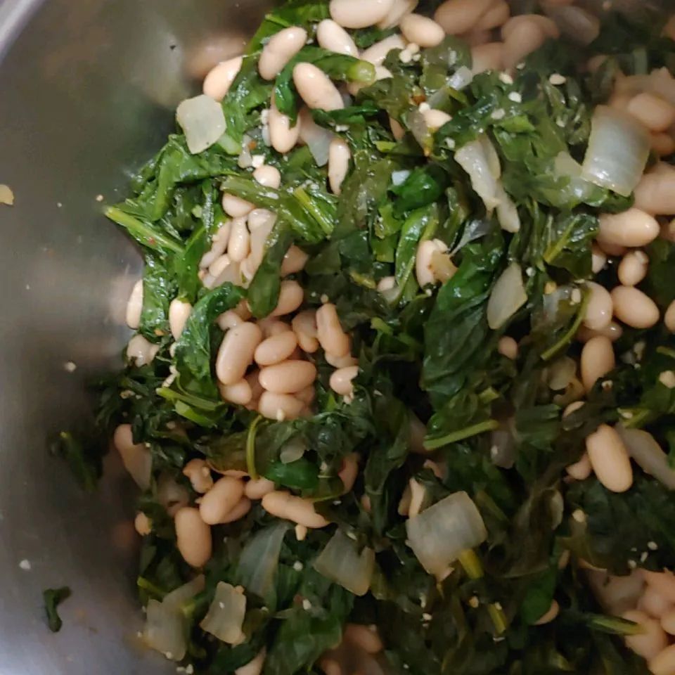 Mustard Greens 'n Beans