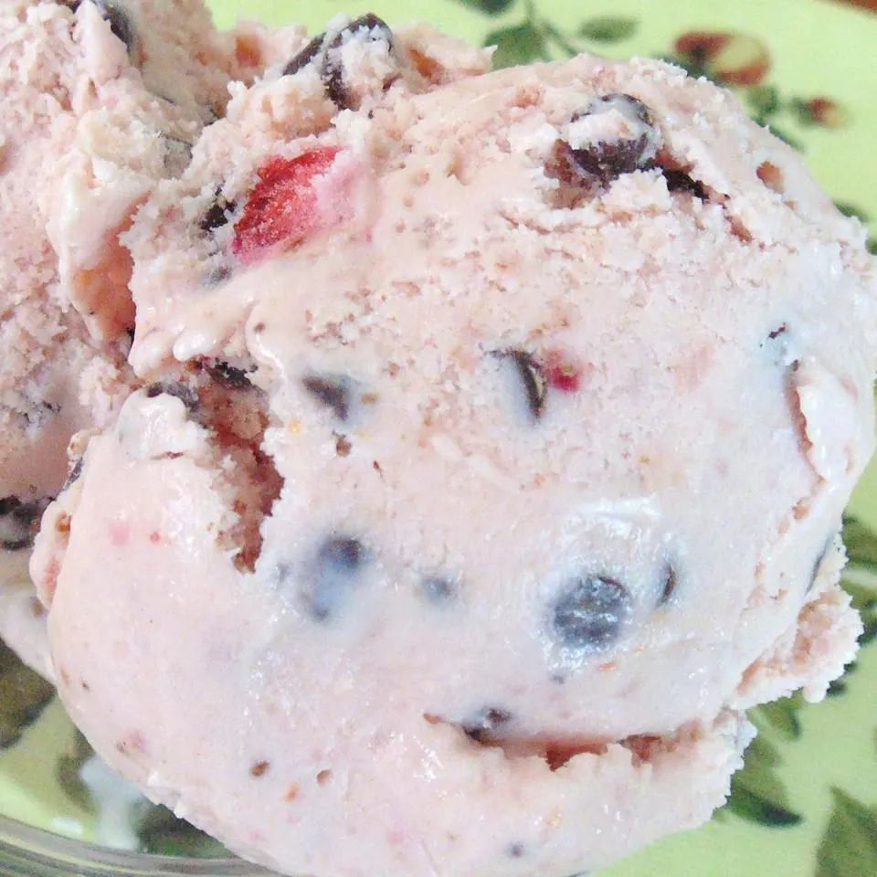 Strawberry Chocolate Chip Ice Cream