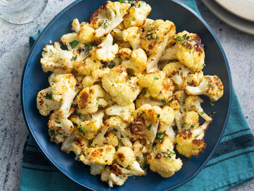 Roasted Garlic Cauliflower