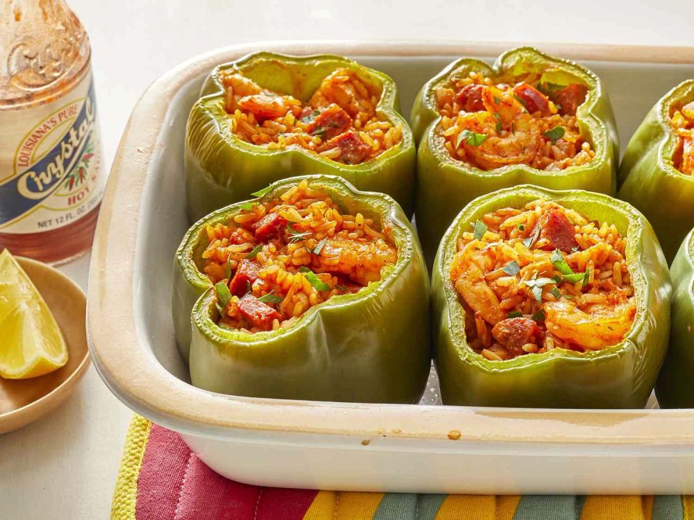 Cajun Style Stuffed Peppers