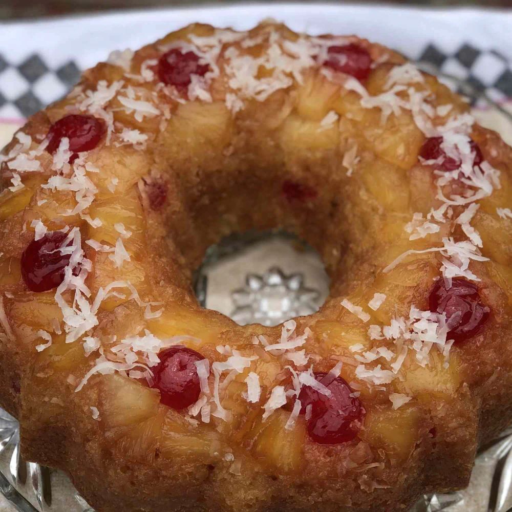 Hawaiian Pineapple Upside-Down Cake