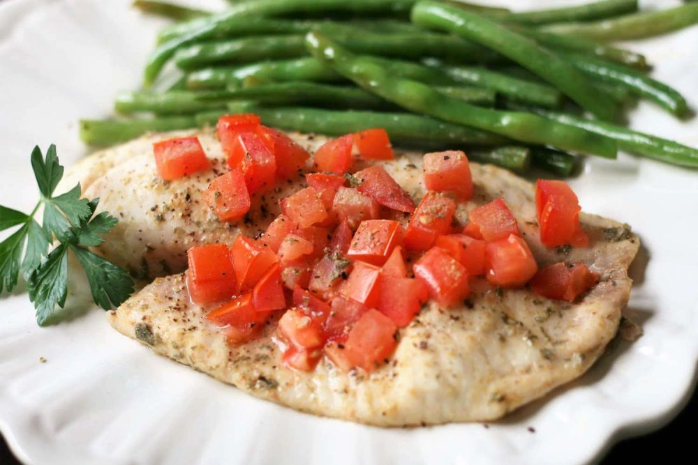 Baked and Poached Tilapia