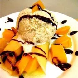 Mango Crepes à la Mode