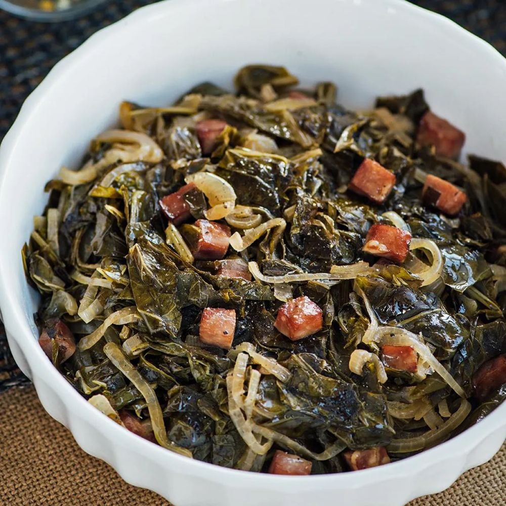 Slow-Cooker Collard Greens And Ham Hocks