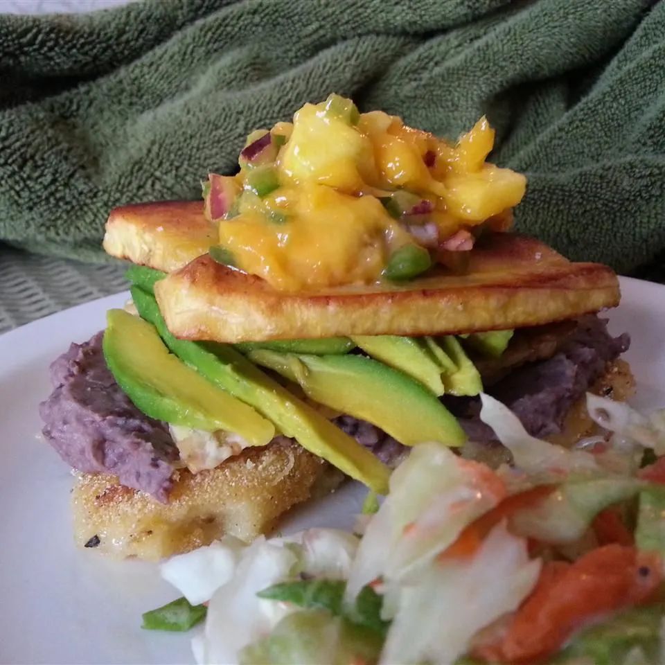 Vegan Arepas Made with Polenta