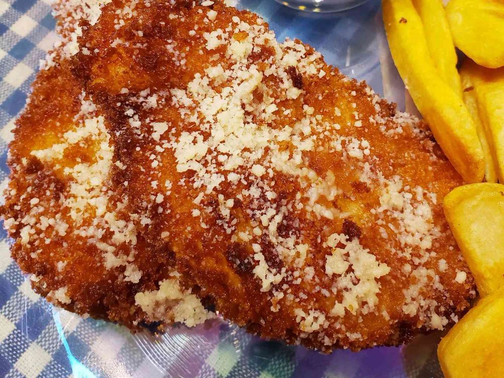 Panko Chicken Tenders with Lemon-Nut Dipping Sauce