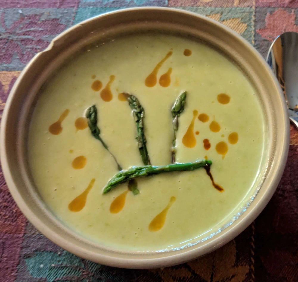 Spicy Cream of Asparagus Soup