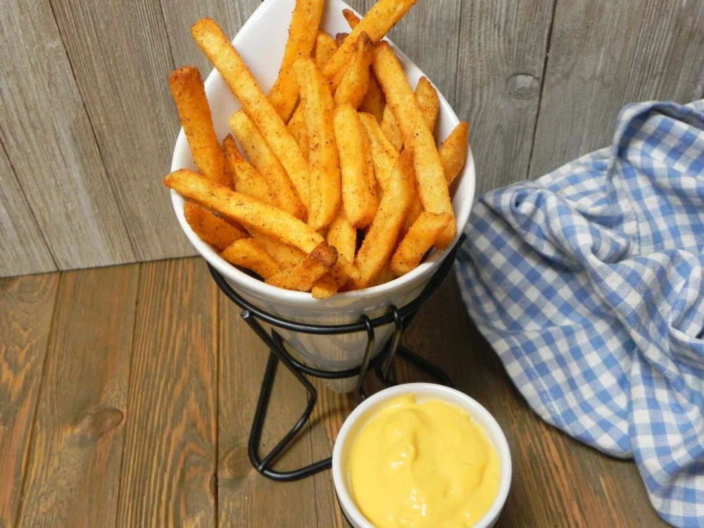 Air Fryer Copycat Nacho Fries