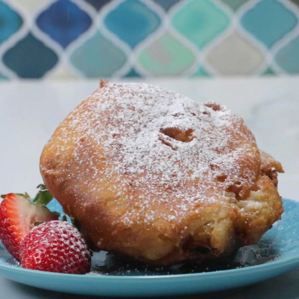 Deep-Fried Vanilla Cake