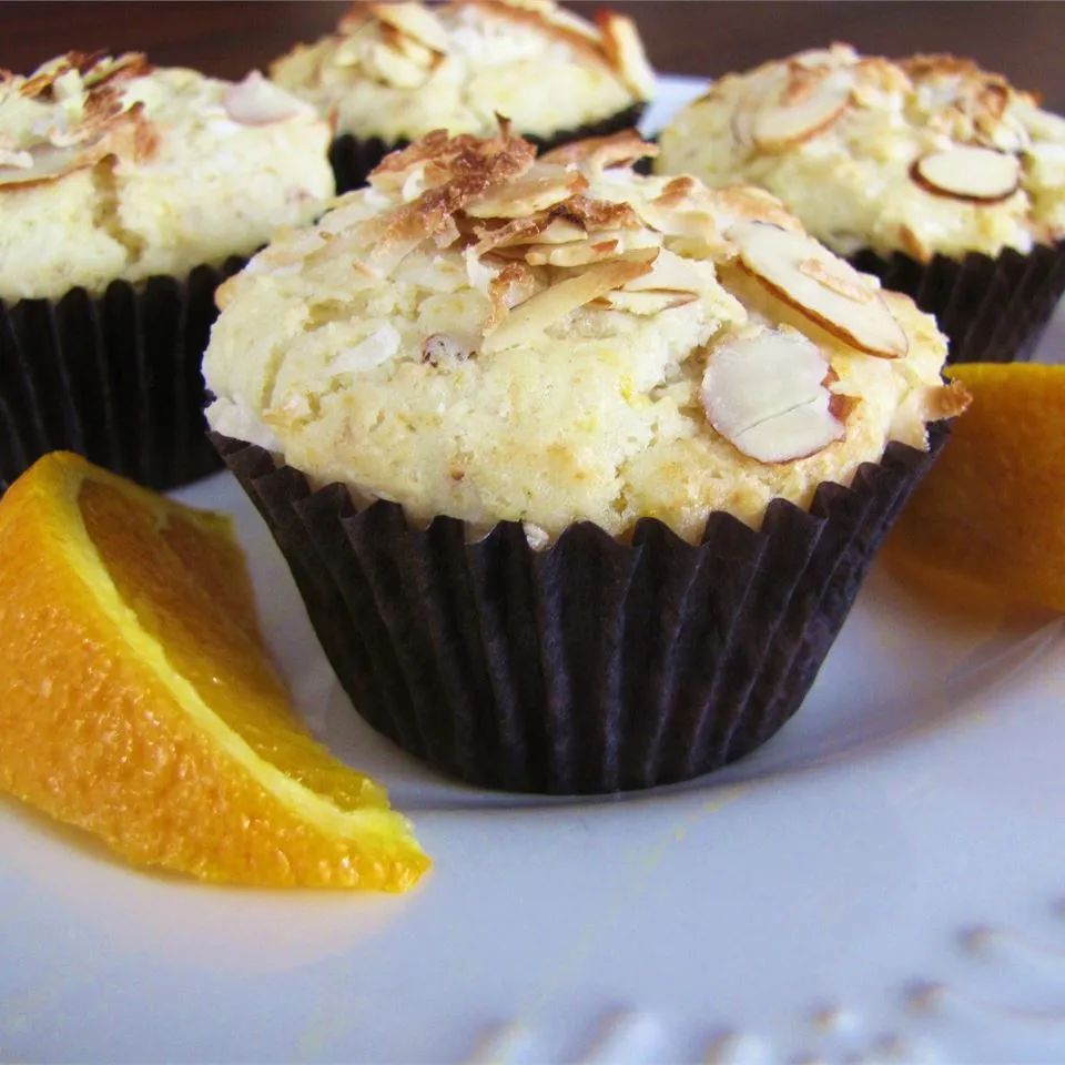 Golden Coconut Almond Muffins